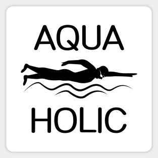 Aquaholic Sticker